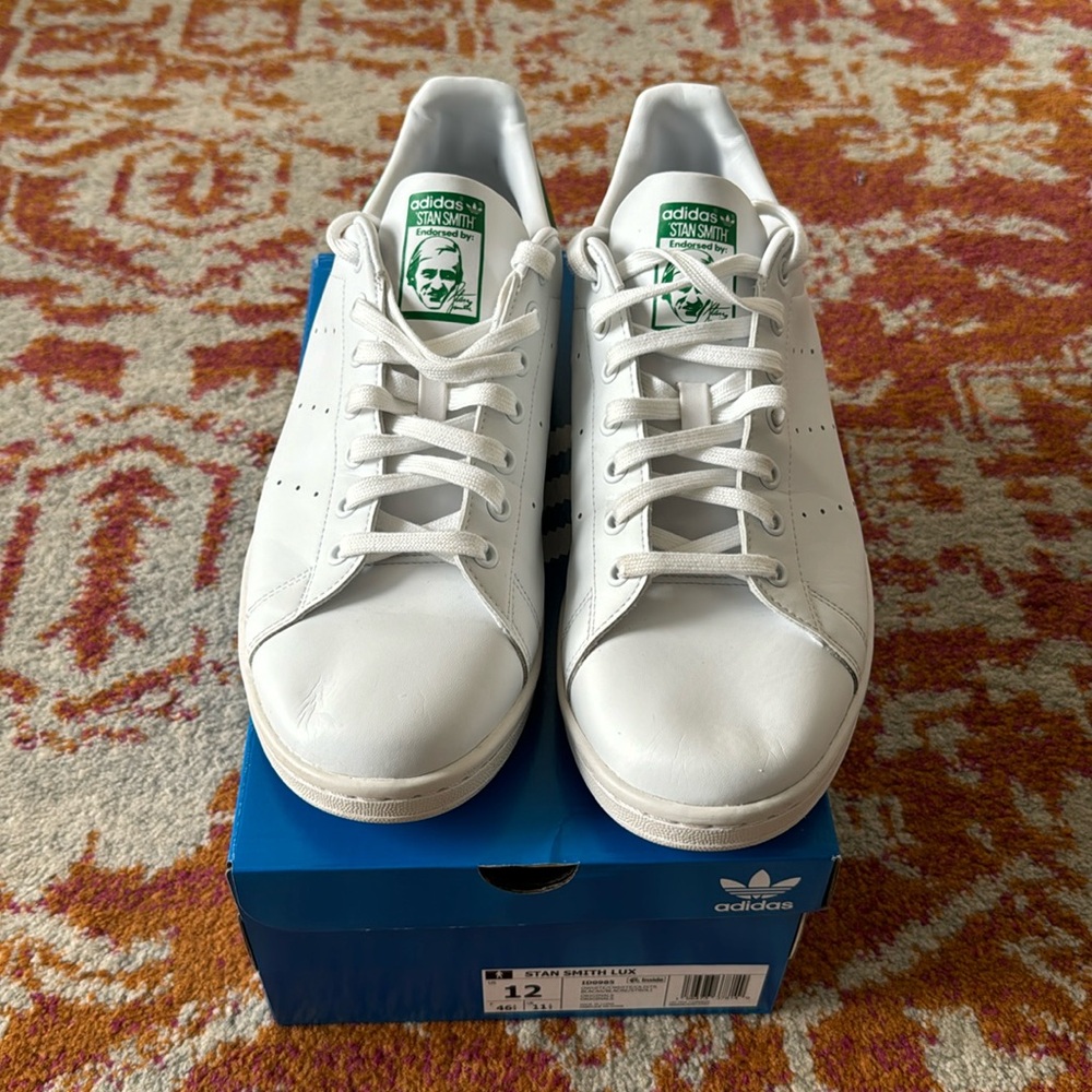 Men’s adidas Stan Smith Lux Sneakers. Size 12.